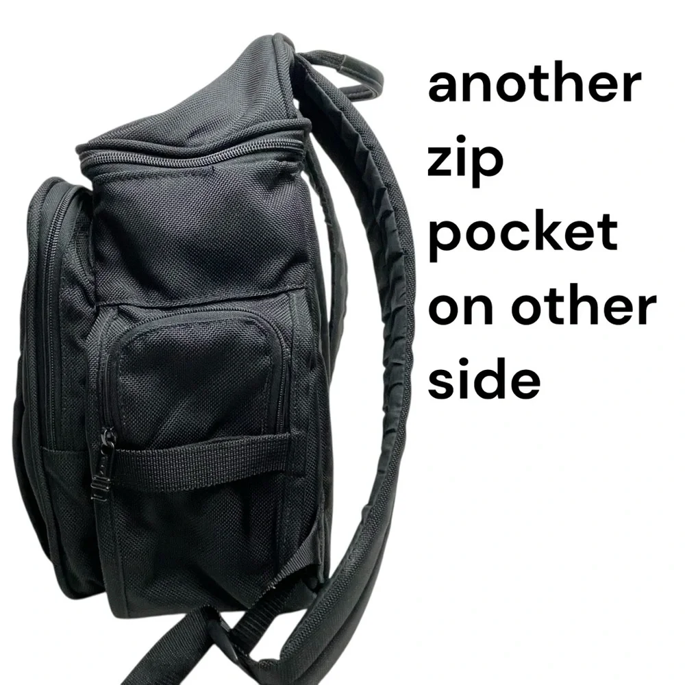 TUMI Alpha Brief Pack Backpack Laptop Tablet Black Nylon Bag 26186D4
